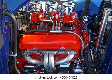 American Classic Car Hot Rod Engine