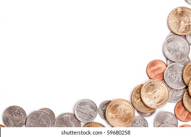American Coins Background