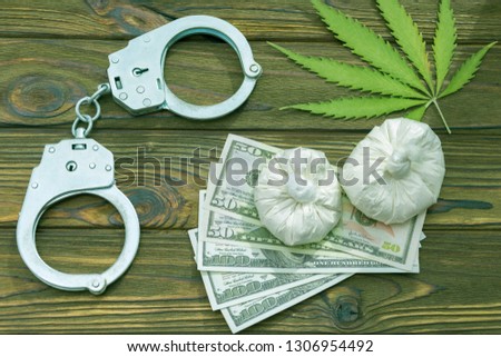 Poster: American dollar bills drugs