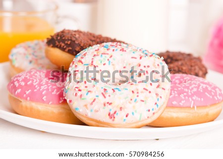 American donuts. 