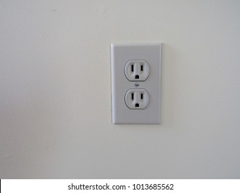 American Electrical Outlet On Wall