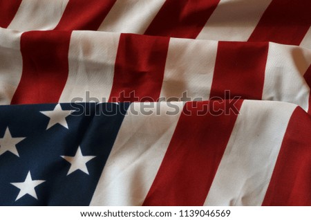 Similar – American flag Freedom Wind