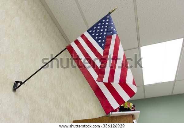 American Flag Classroom Stock Photo (edit Now) 336126929