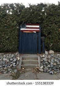 American Flag Door At Yakima, WA