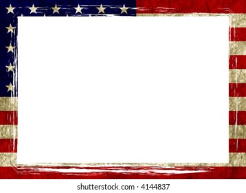 American Flag Frame