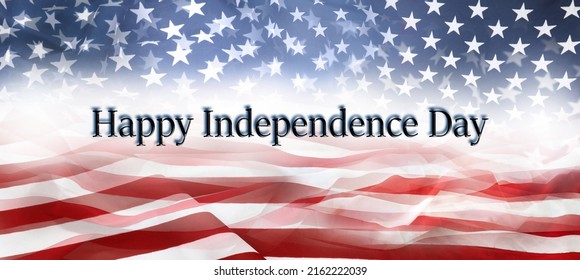 American Flag Happy Independence Day Stock Photo 2162222039 | Shutterstock