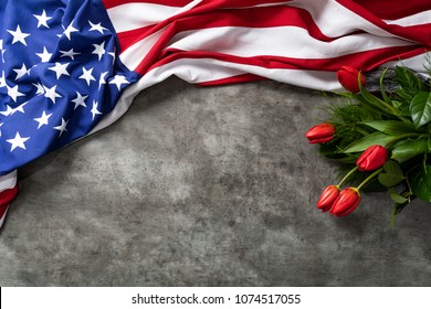 American Flag For Memorial Day, 4th Of July Or Labour Day