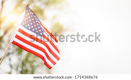 American flag for Memorial Day, 4th of July, Labour Day. Independence Day.