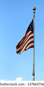 American Flag Military Cemetary