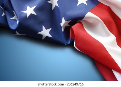Similar Images, Stock Photos & Vectors of Closeup of American flag on