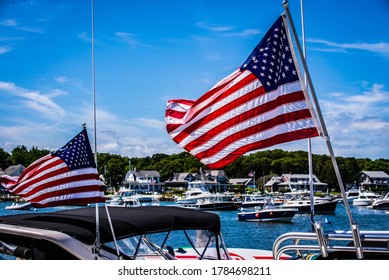 American flag on the boat - Powered by Shutterstock