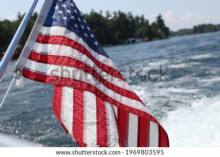 American Flag on Fourth of July 