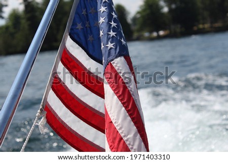 American Flag on Fourth of July