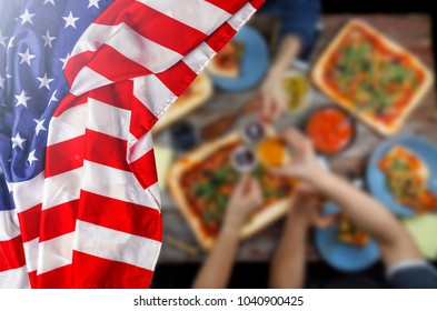 American Flag, US Flag, Independence Day, July 4,
Happy Independence Day! Celebrating Independence Day in the open air. A table with various snacks, barbecue - Powered by Shutterstock