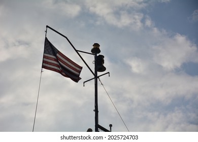 American Flag Waving Blue Sky Background Stock Photo 2025724703 American Flag Waving Blue Sky Background Stock Photo 2025724703