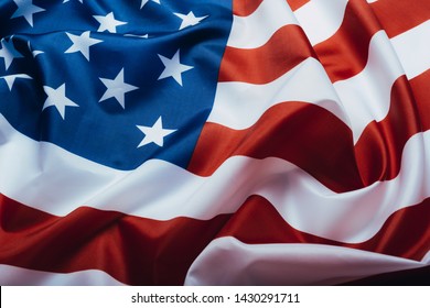 National Flag United States America Form Stock Vector (Royalty Free ...