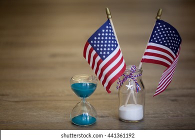 American Flags July 4th Celebration Countdown Stock Photo 441361192  Shutterstock