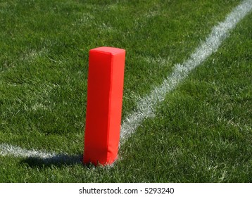 American Football Endzone Marker Stock Photo (Edit Now) 5293240