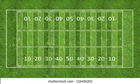 American football field - Shutterstock ID 126436202