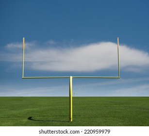 American football field goalpost 