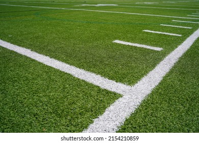 American Football Field Yard Lines Stock Photo 2154210859 | Shutterstock