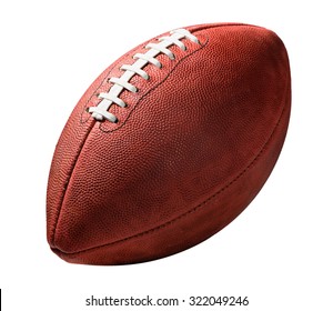 American Football Isolated On White Background