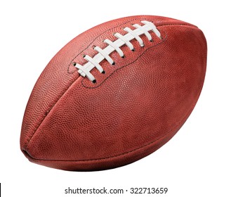 American Football Isolated On White Background