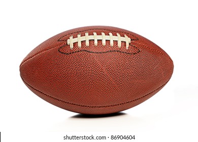 American Football Isolated On A White Background