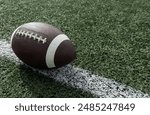 American football on the line