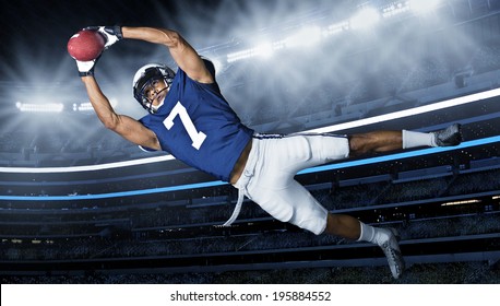 American Football Touchdown Catch