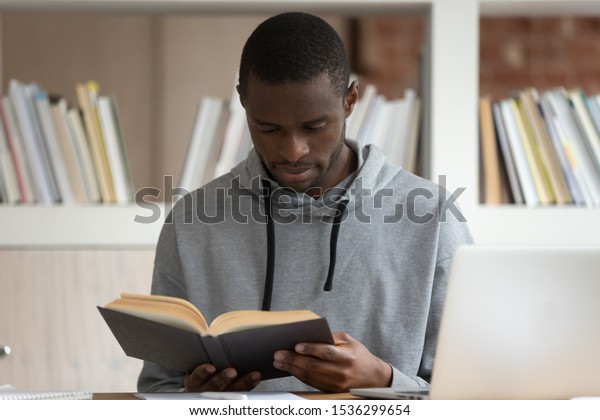 American Guy Sit Desk Library Hold Stock Photo 1536299654 | Shutterstock
