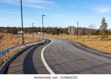 American hiway road in spring 