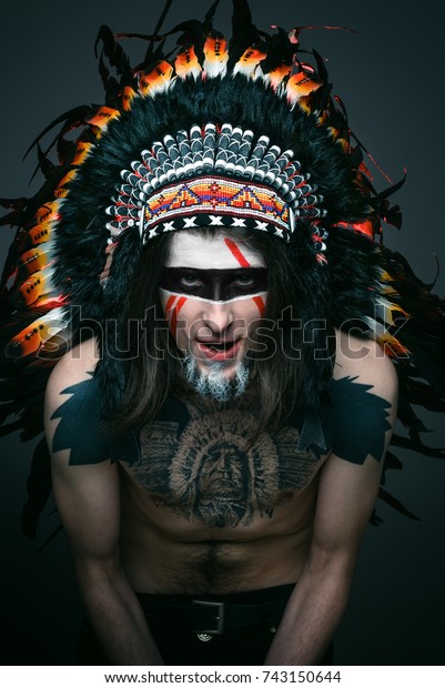 native american headdress men