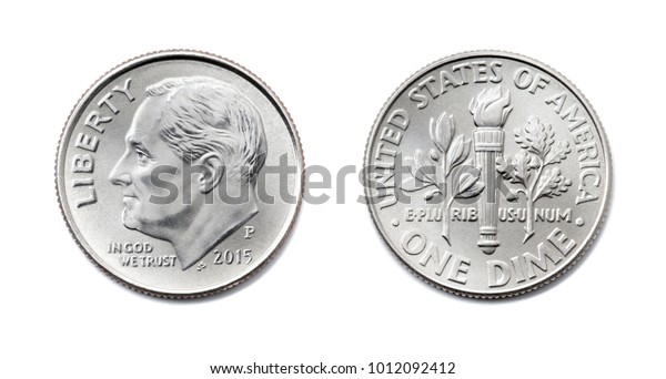 American One Dime Usa Ten Cent Stock Photo Edit Now