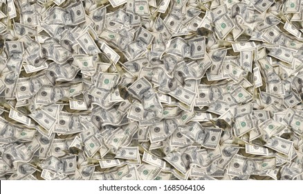 American one hundred dollar bills background