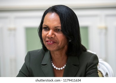 American Political Scientist  Condoleezza Rice During A Visit To Kyiv, Ukraine. 13-09-2018