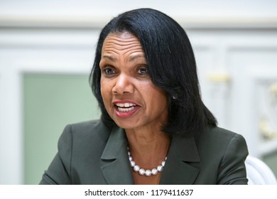 American Political Scientist  Condoleezza Rice During A Visit To Kyiv, Ukraine. 13-09-2018