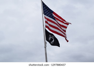 American And POW Flag 