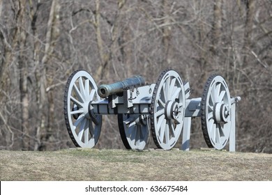 American Revolutionary War Cannon And Limber