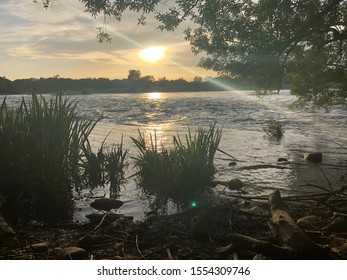 American River In California Nature Scene 