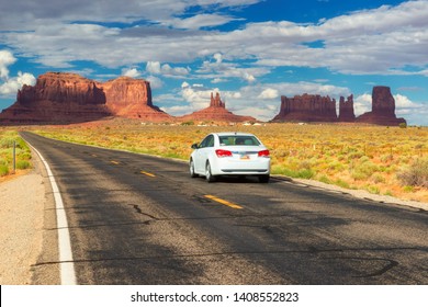 American road, Going on a road trip to Monument Valley, Arizona.