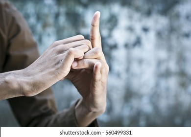 American Sign Language (ASL) A One-handed alphabet used by Deaf - Mute.