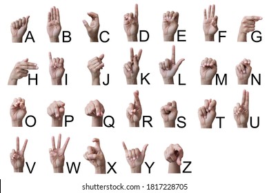 American Sign Language Used By People Stock Photo 1817228705 | Shutterstock