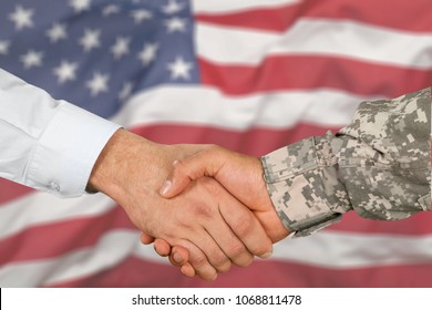 27+ Clipart shaking hands with an american soldier