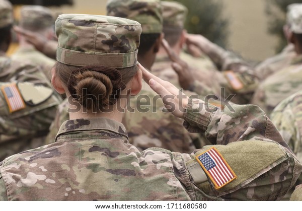 American\
Soldiers Salute. US Army. Military forces of the United States of\
America. US army. Memorial day. Veterans Day.\
