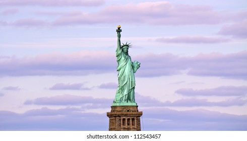 American Symbol Statue Liberty New York Stock Photo 112543457 ...