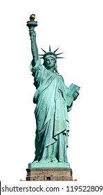 Símbolo estadounidense - Estatua de la Libertad. Nueva York, EE.UU.