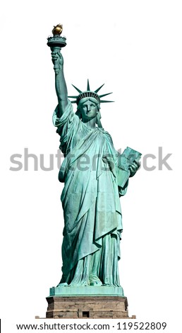 American symbol - Statue of Liberty. New York, USA.