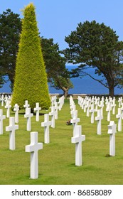 American War Cemetery Near Omaha Beach, Normandy (Colleville-sur-Mer)
