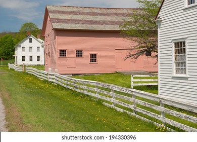 American Wooden Farms In The Berkshires, Massachusetts, USA